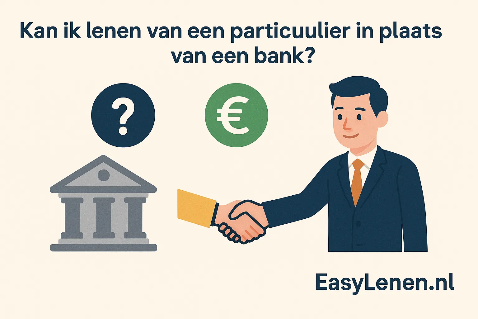 Kan ik lenen van een particulier in plaats van een bank?