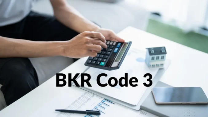 Lenen met BKR Code 3